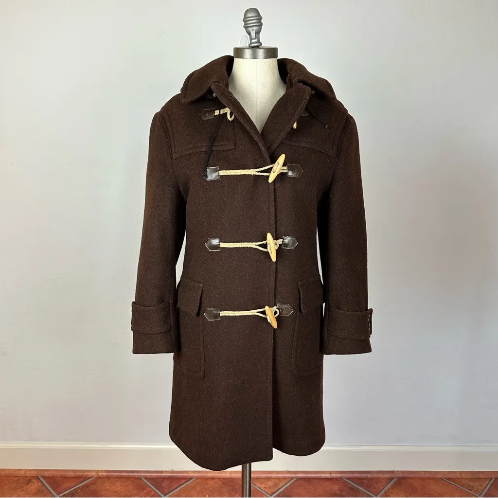 Authentic Bavarian Loden Coat Brown Size 10 - Image 7