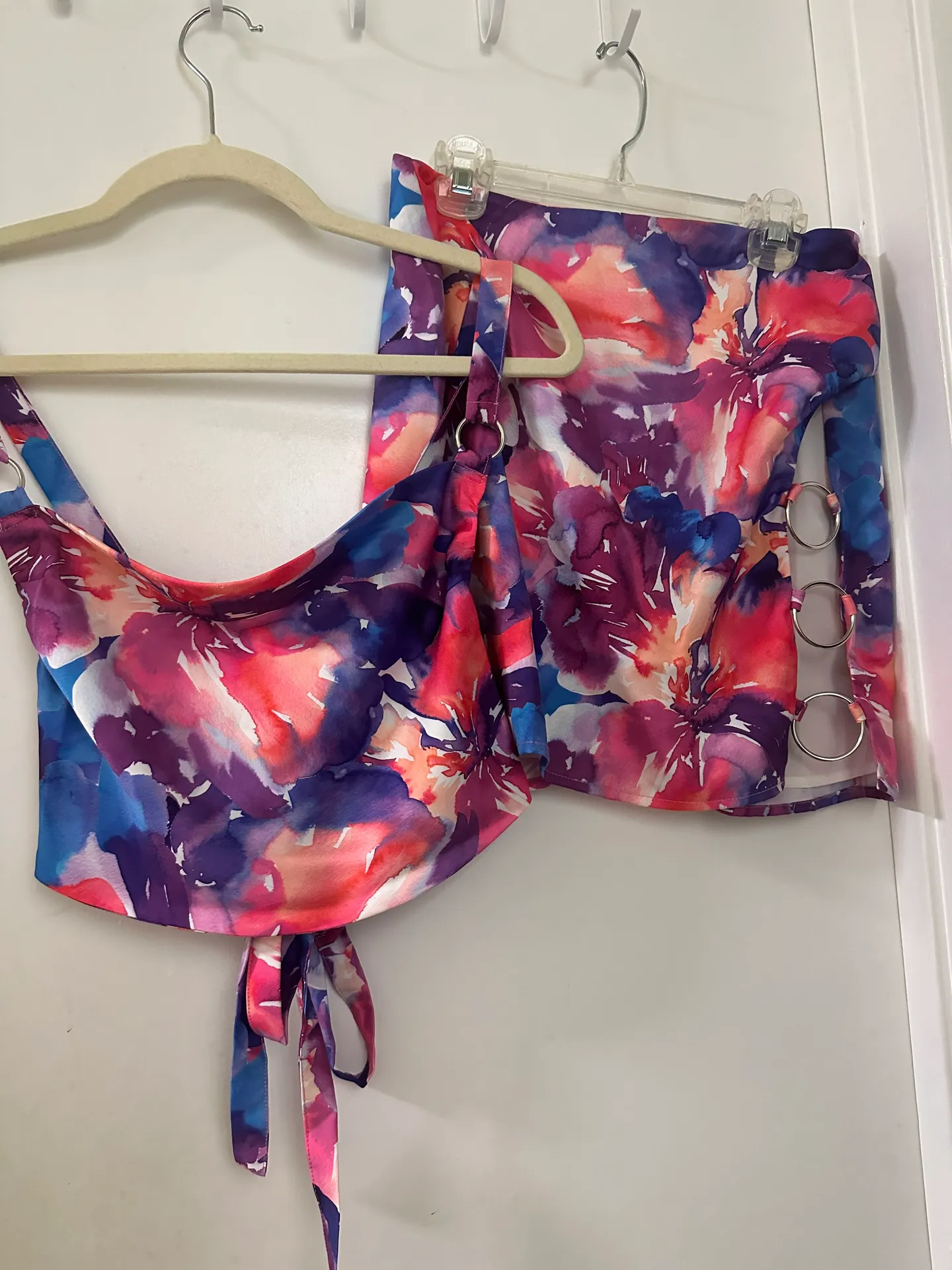 Natasha Crop Top & MINI Skirt set - Image 7