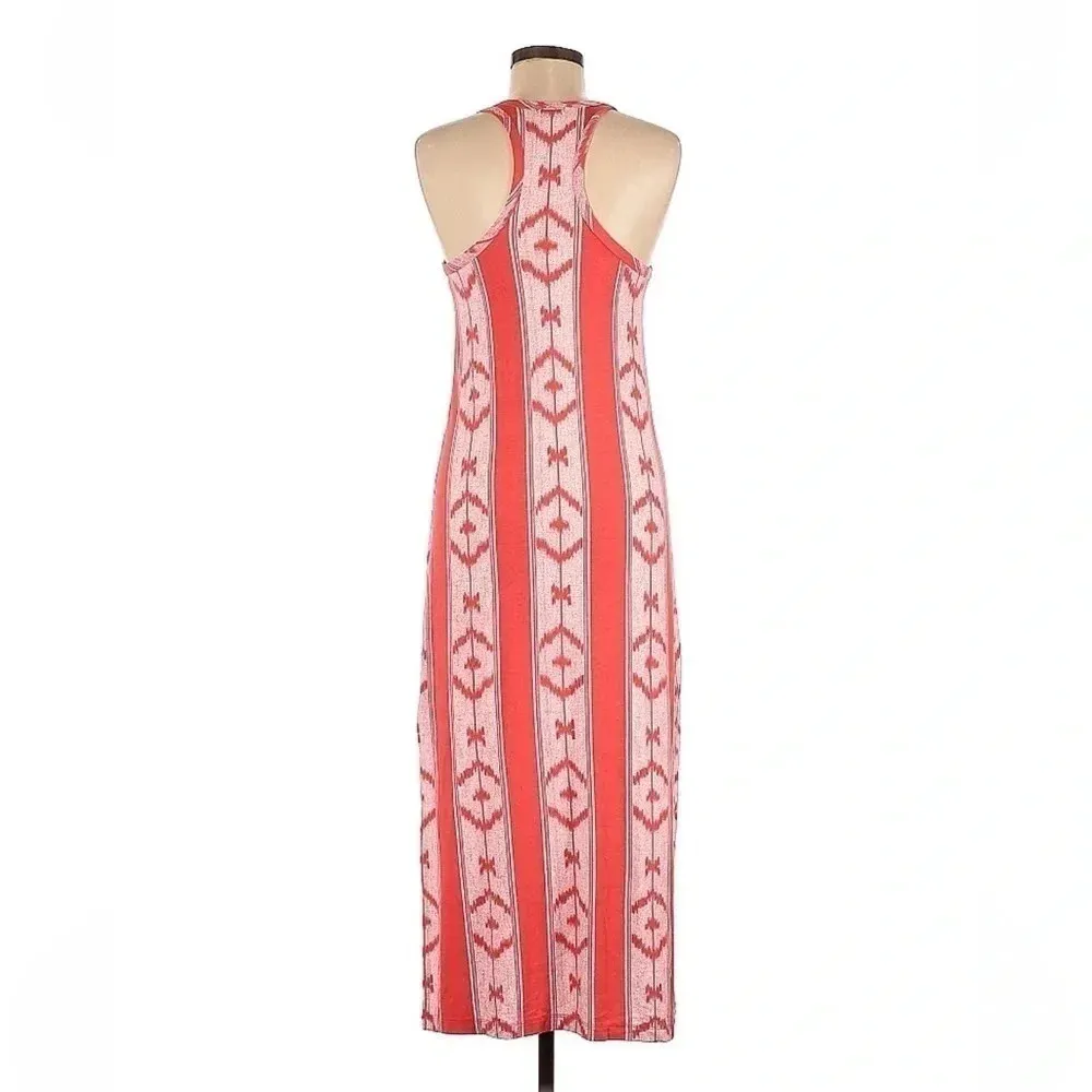 J. Crew | Pink Cream Salmon Bohemian Sleeveless Racerback Maxi Dress Size XXS - Image 2