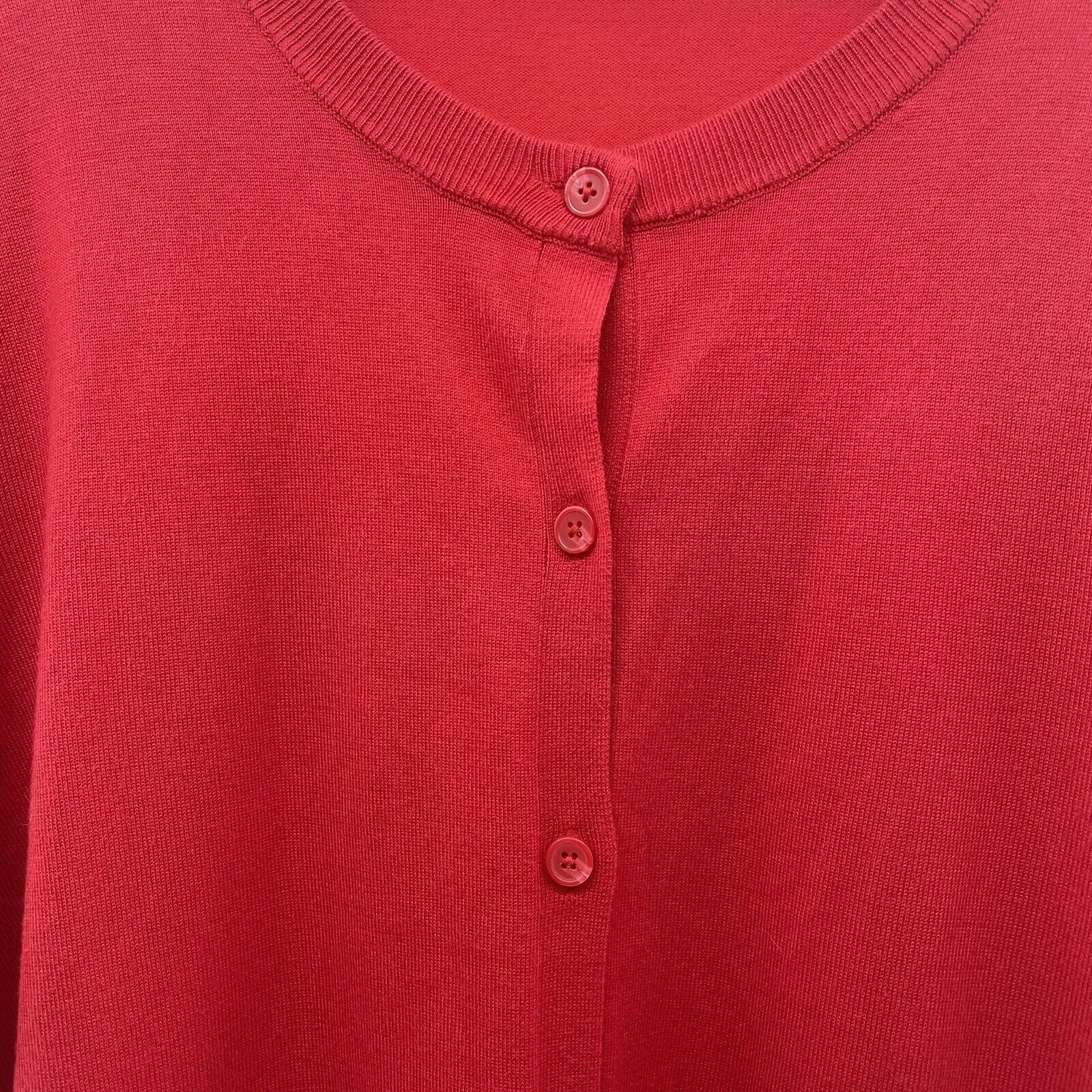 Lane Bryant 22/24 3X Button Front Cardigan Sweater Knit Long Sleeve Lightweight - Image 5