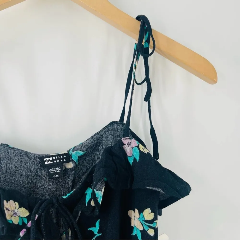 BILLABONG Tank Small Going Out Woven Top Coastal Surf California Resort  NWT - Image 9