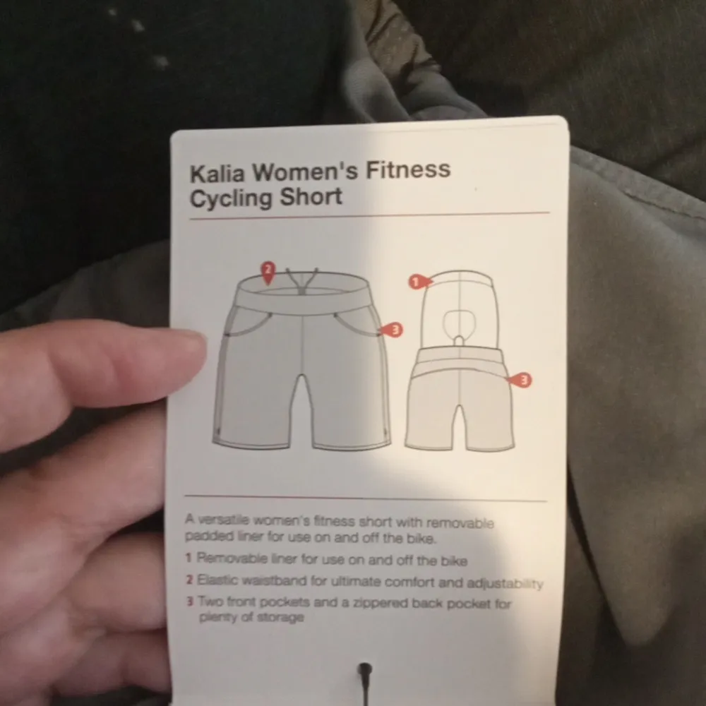 Bontrager Loose Fit Gray Shorts Kalia Style Cycling Non Padded Shorts Size XL - Image 6