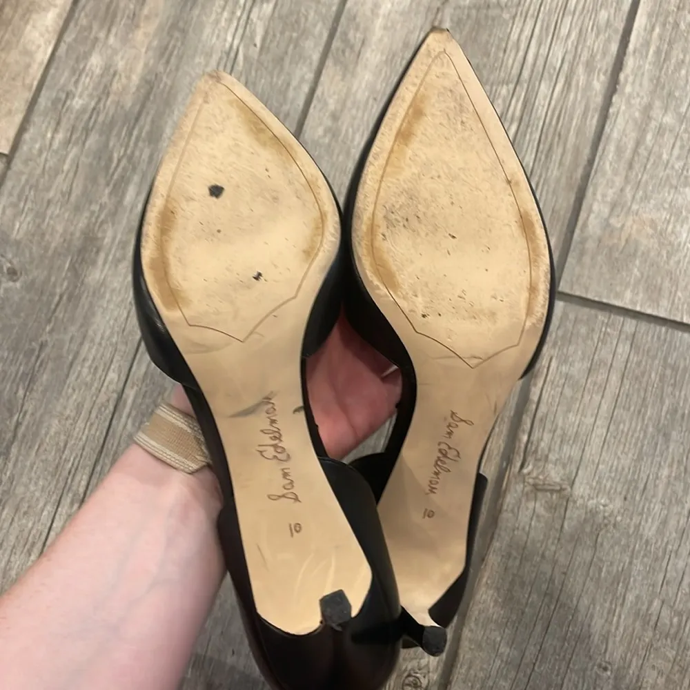 Sam Edelman Black Suede Heels - Image 4