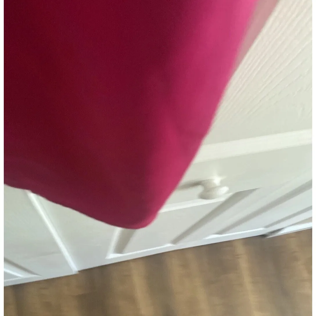 Rubber Ducky Productions Women's Small Pink Satin Babydoll Mini Dress Event Glam - Image 10