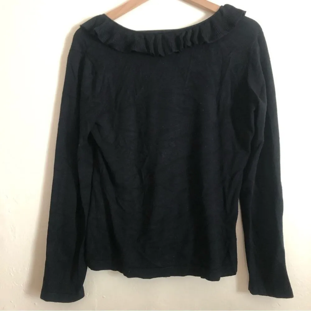 Debbie Morgan Black Long Sleeve V - Image 6