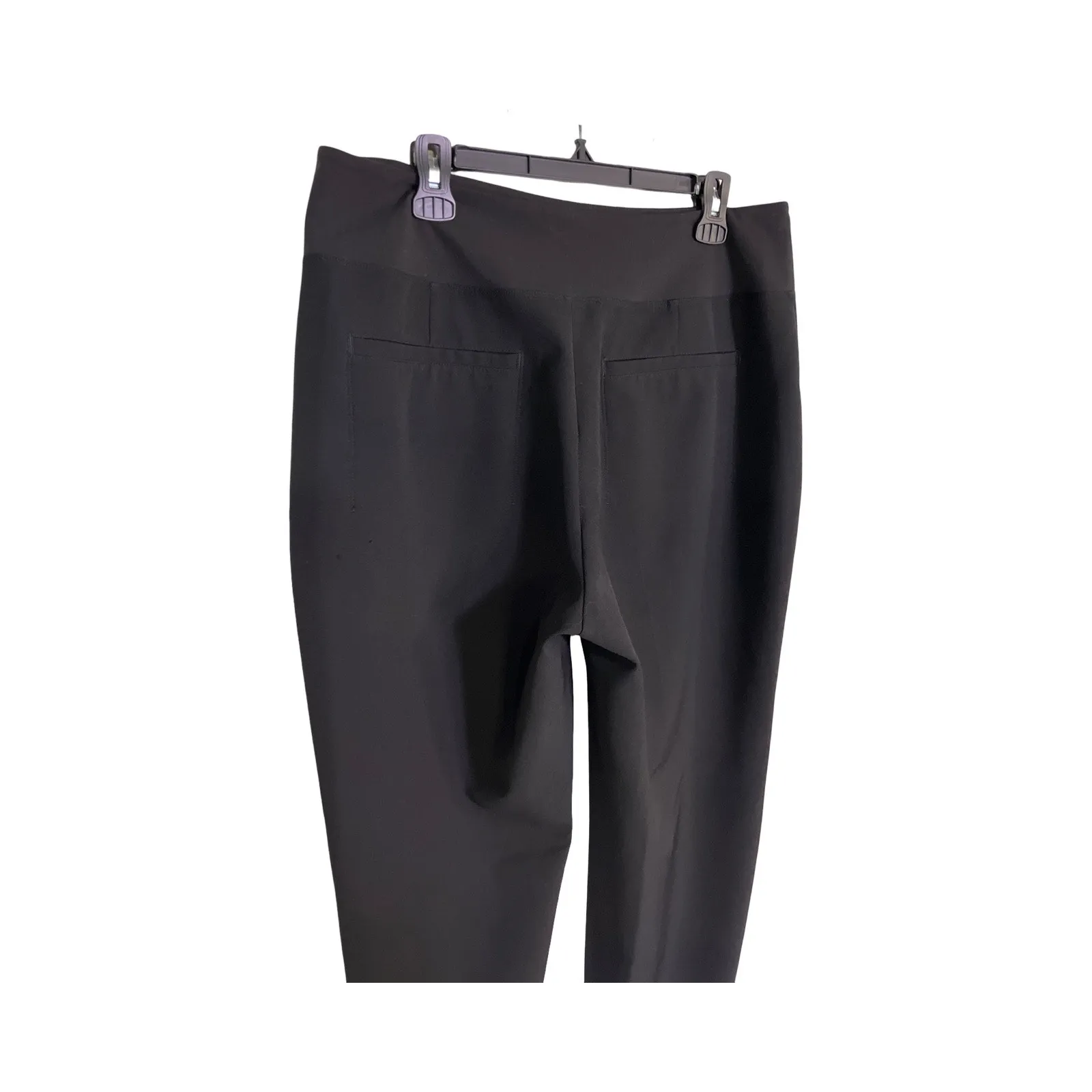 Athleta Brooklyn Ankle Pants Black Size 14 Tall Stretch Slim Fit Work Travel - Image 5