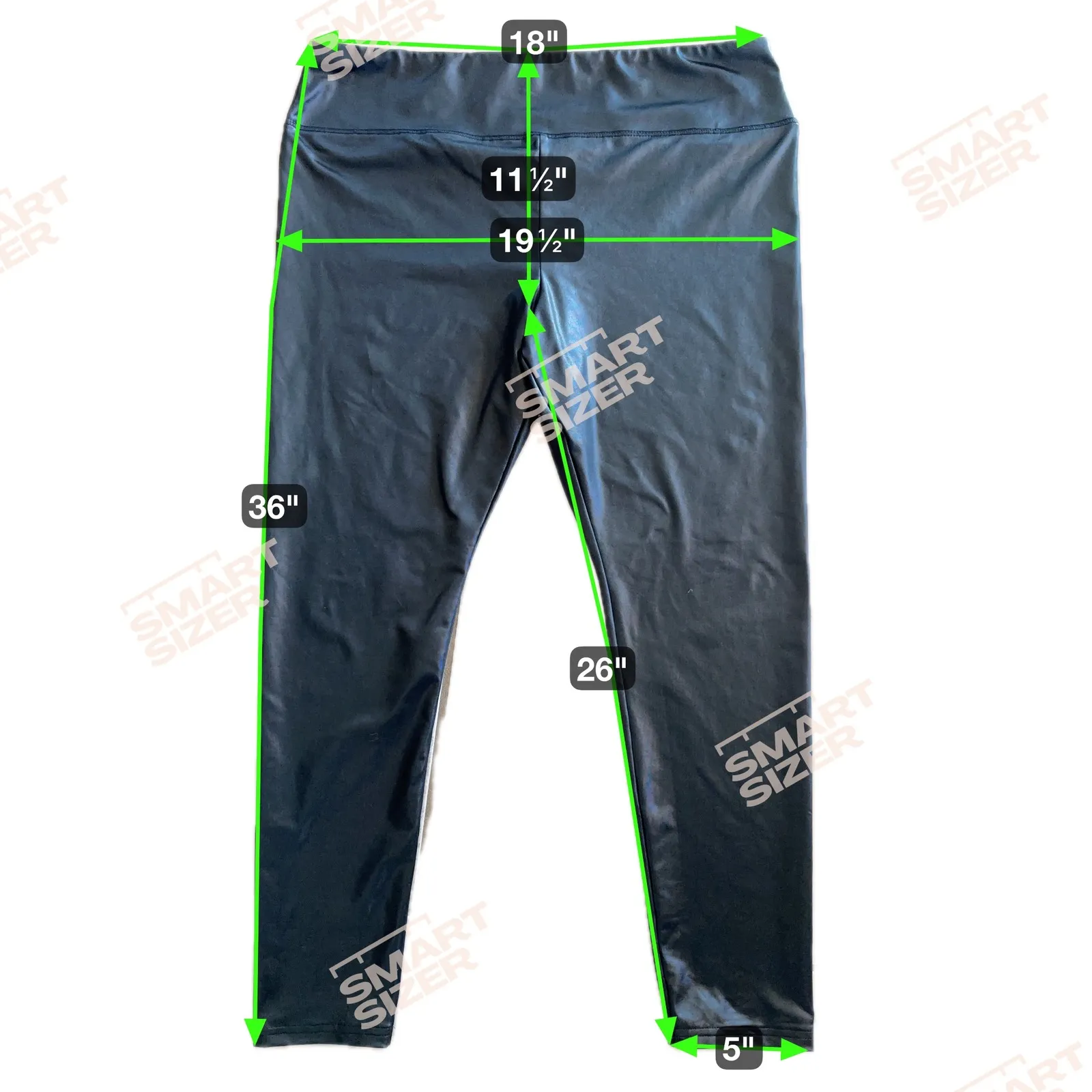 Wild Fable Black Faux Leather Leggings XXL clean girl edgy minimalist streetwear - Image 5