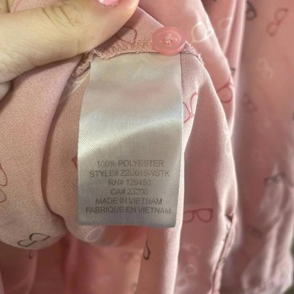 Como blu pink novelty, print eyeglasses button - Image 8