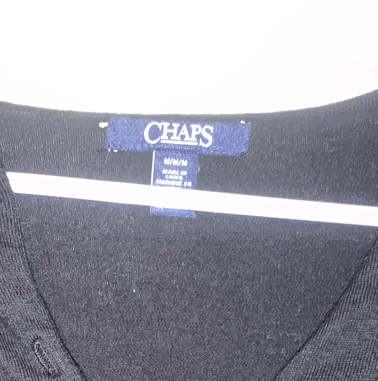 CHAPS Black Sweater - Image 2