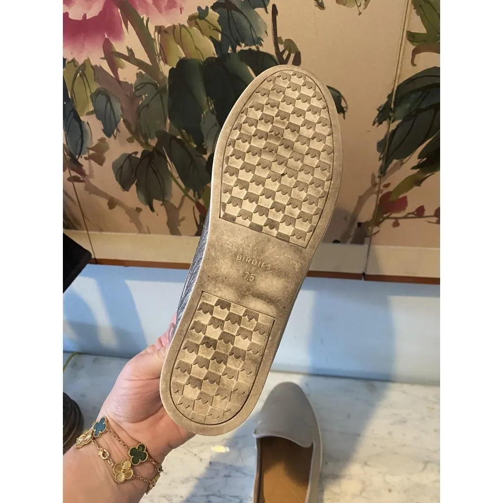 Birdies Shoes Womens Size 7.5 Gold Metallic Slip On Sneakers Comfort Casual - Image 5