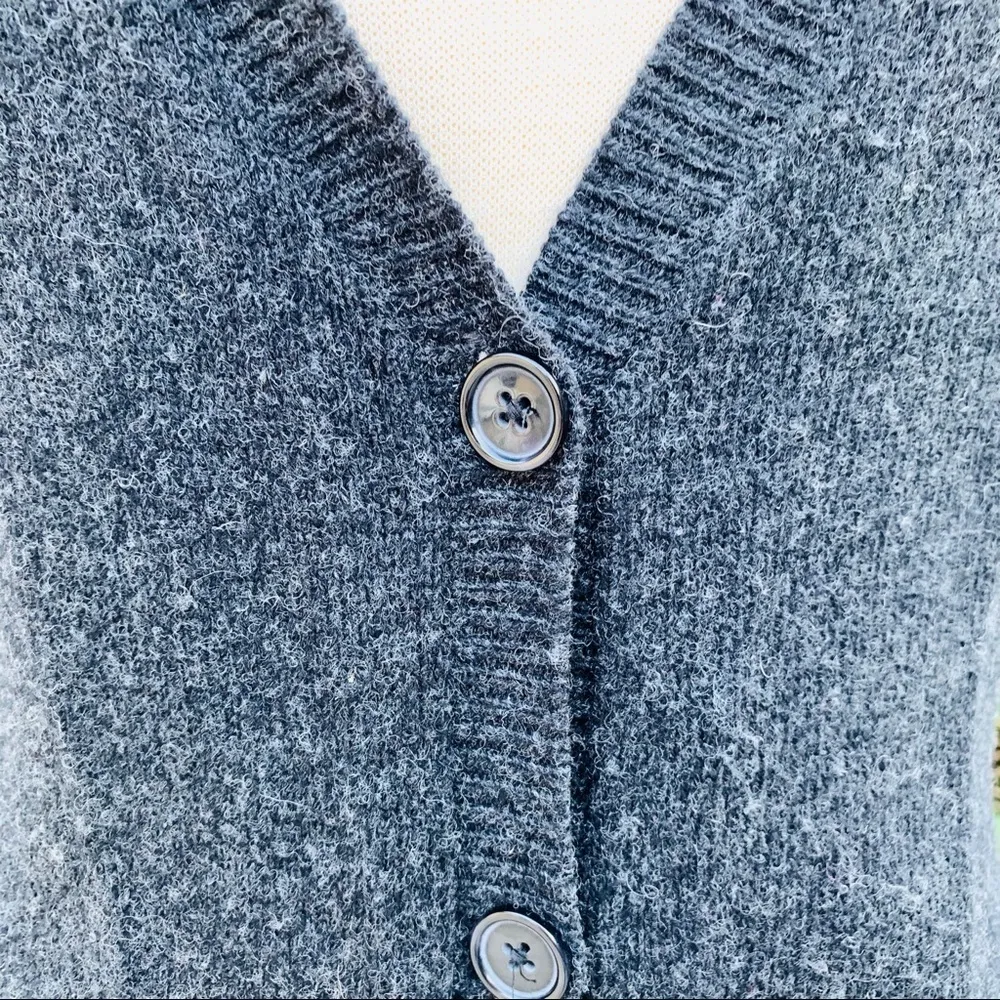 CAbi Sleeveless Charcoal Cardigan Sweater - Image 8