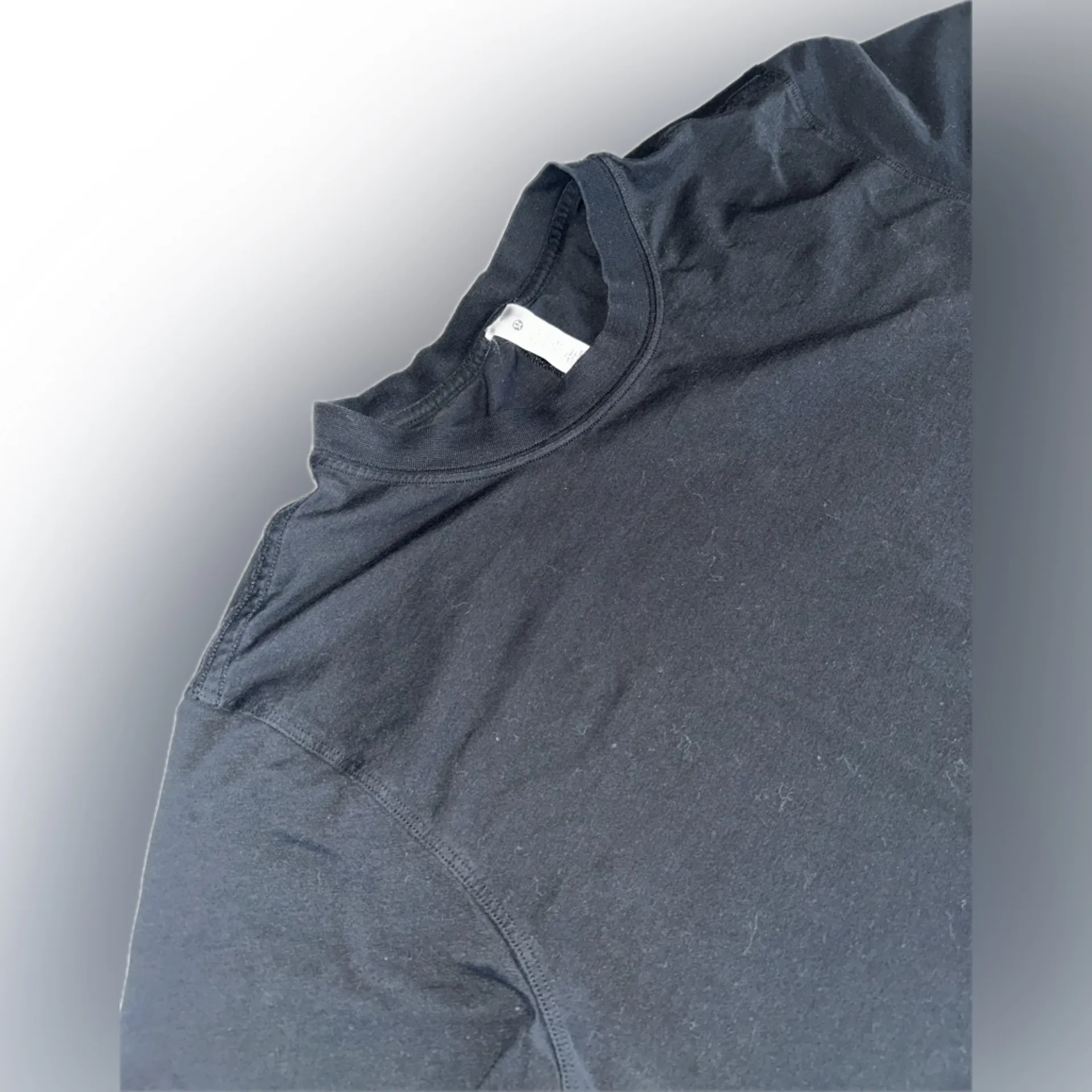 lululemon athletica All Yours Solid Black Loose Yoga Gym Crop T Shirt 4 Baddie - Image 7