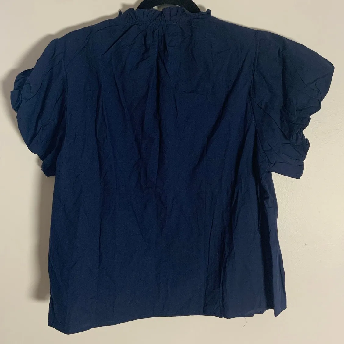 Avara‎ Agnes Navy Blouse NWT size large Blue - Image 4