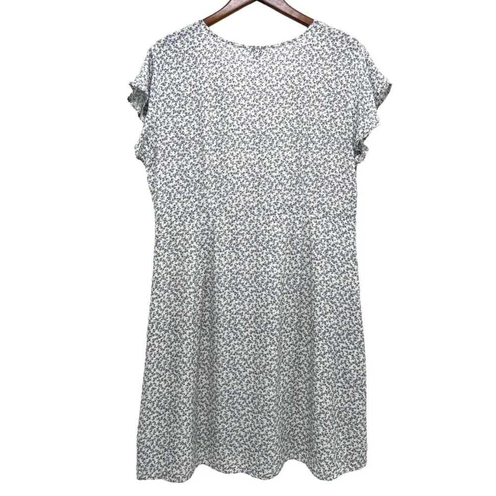 Rails  Helena Dress in Blue Garden Floral Print Mini Dress White/Blue Size XL - Image 5