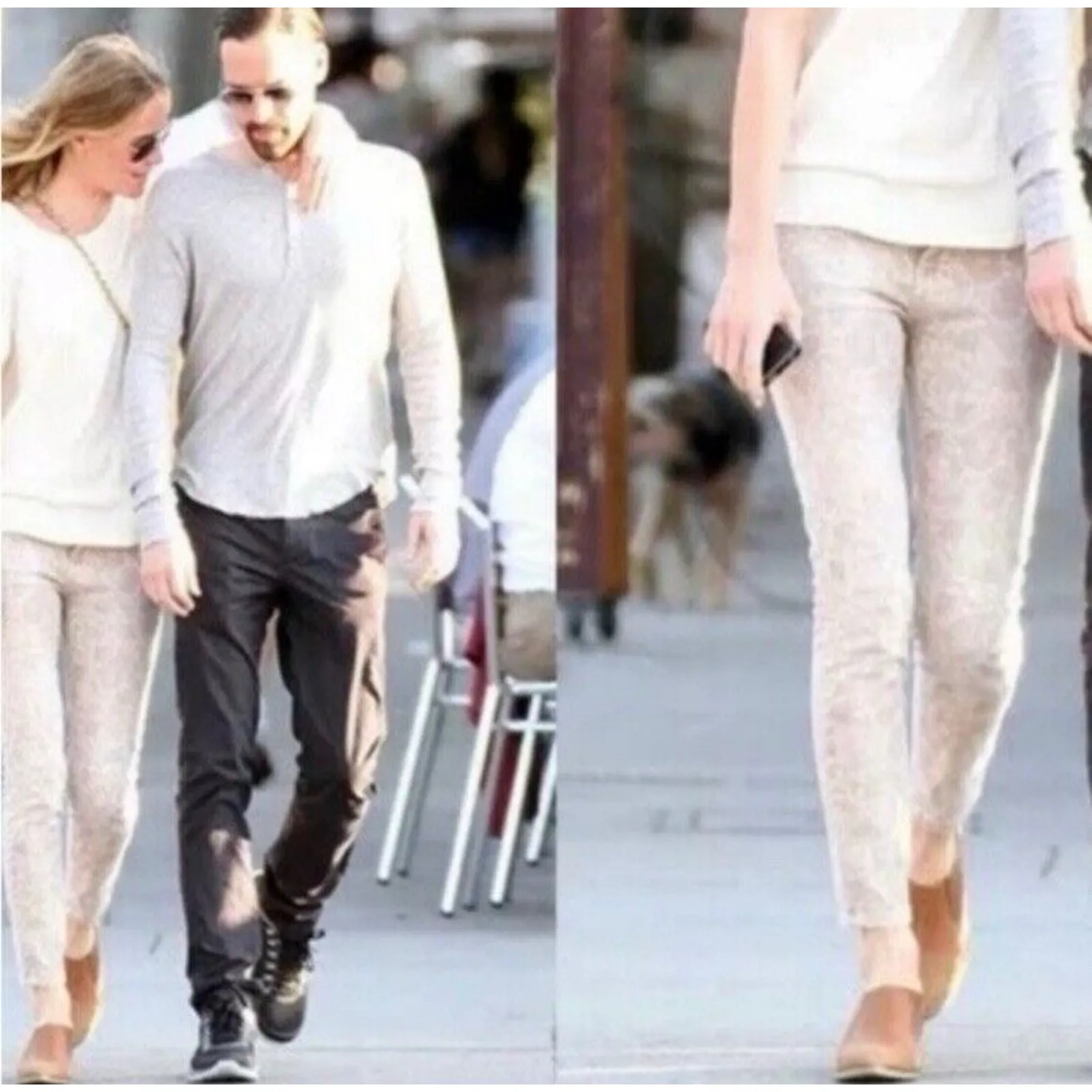 Current Elliott The Stiletto Skinny Crop Jeans in Paisley Khaki size 27 - Image 2