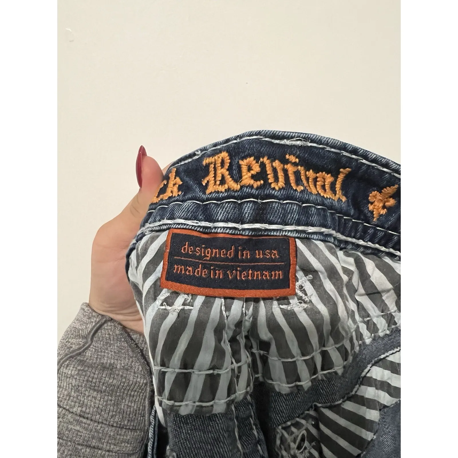 Rock Revival Women's Skinny Jeans Size 31 Yui 5278 Y2K Embroidered - Image 6