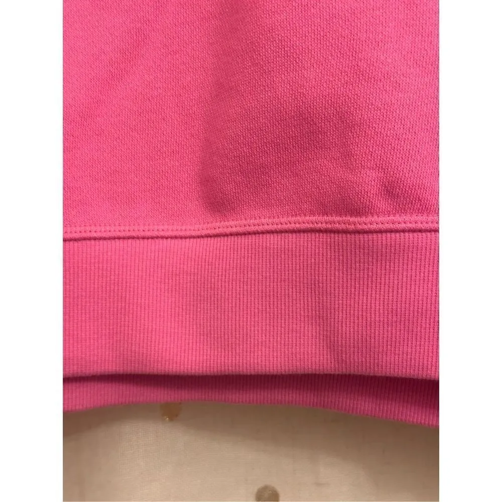 PInk VS - Everyday Fleece Cropped Hoodie - XLarge/Pink - Image 3