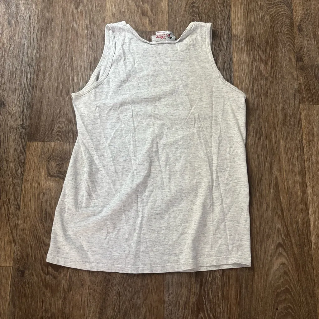 Vtg Disneyland Mickey Mouse Tank Top – Disney Fashions Tag – Made in USA – Med - Image 2