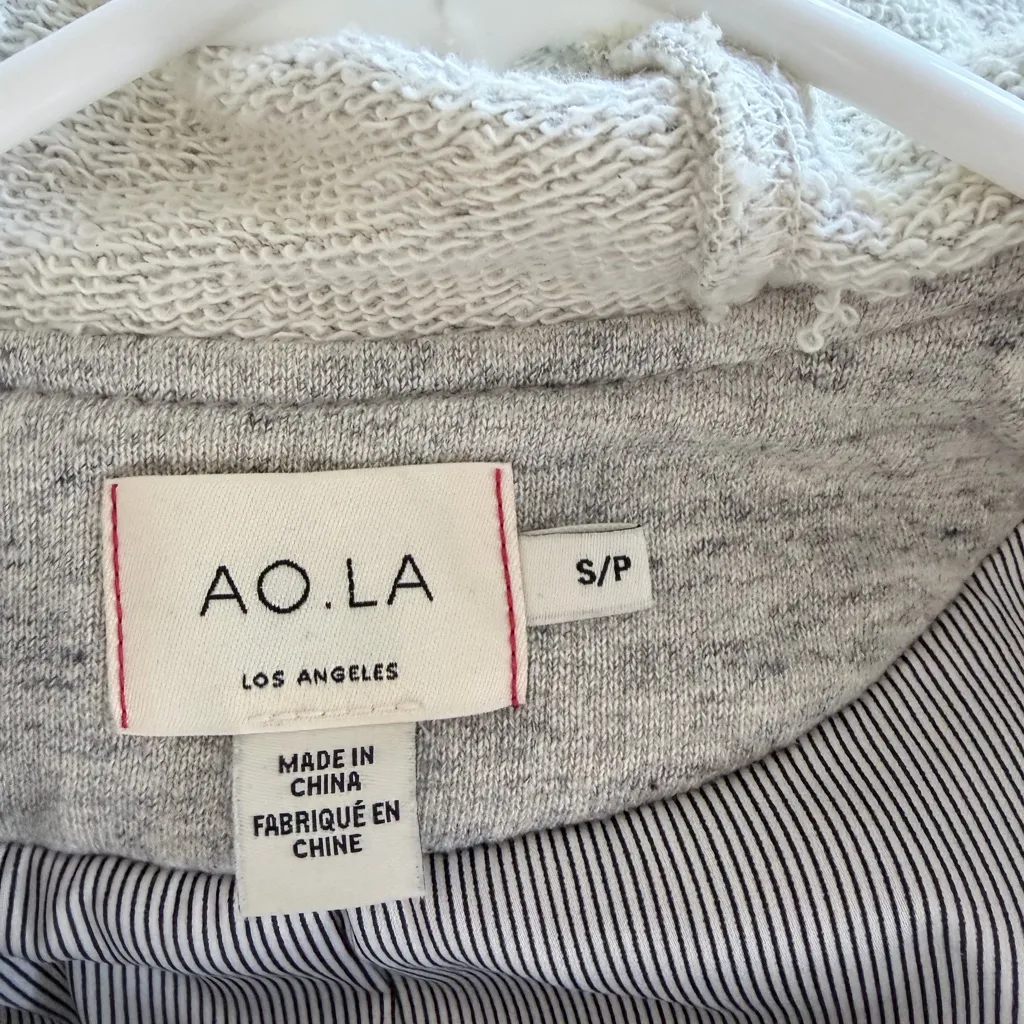 Alice + Olivia Avril Hooded Combo Leather Jacket Size S - Image 10