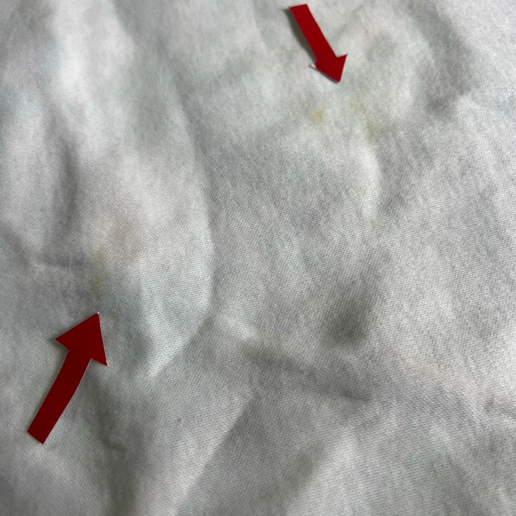 Vintage 80s Right Angle Sportswear Lightweight Short Sleeve White Glitter Size M - Image 14