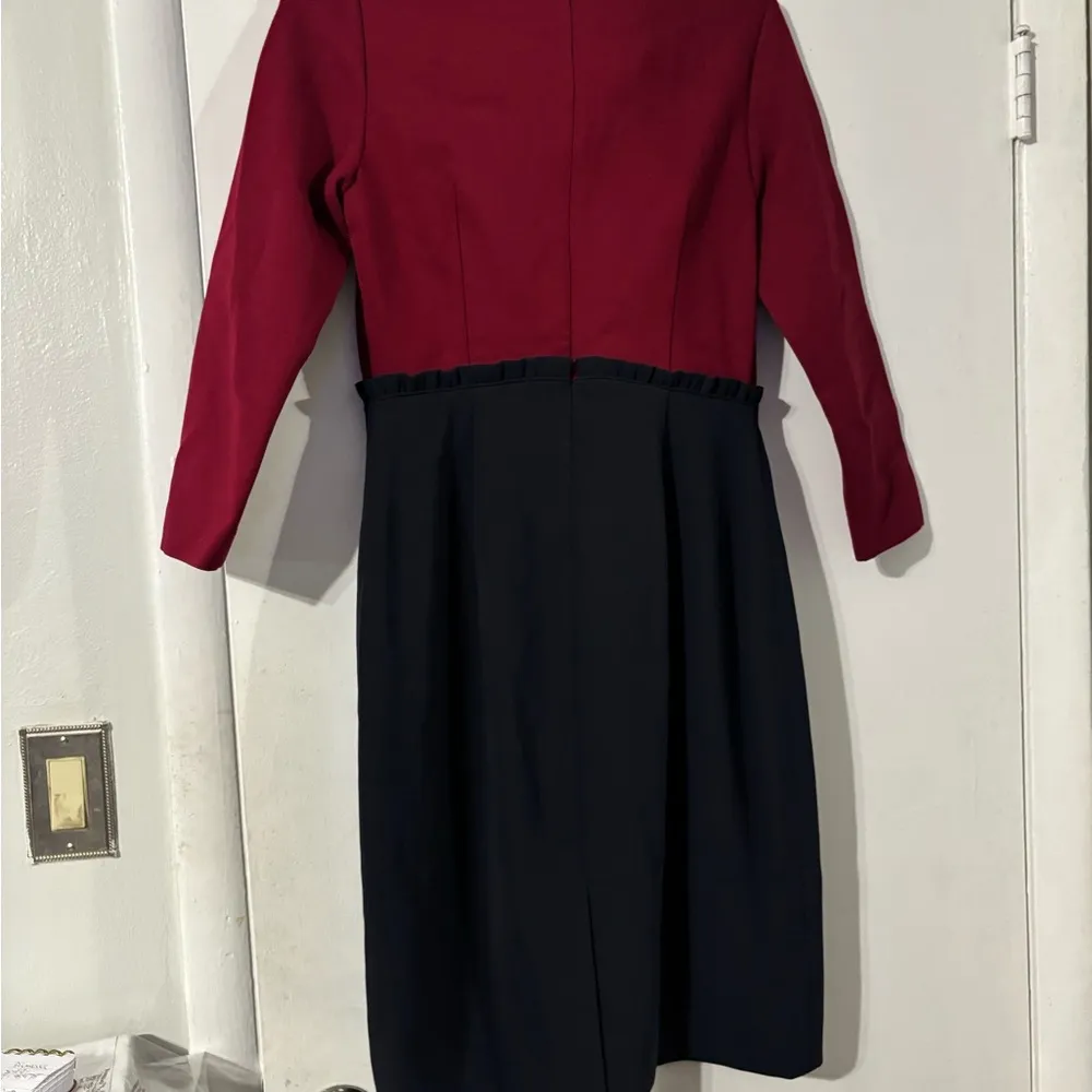 J. Crew Blue Midi Pencil Dress for Work - Image 3