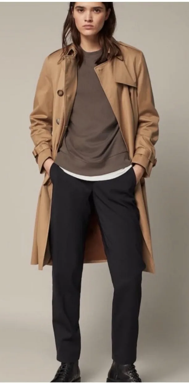 Massimo Dutti Black Pleated High Waisted Trousers Women Size 10 EUR 42 - Image 1