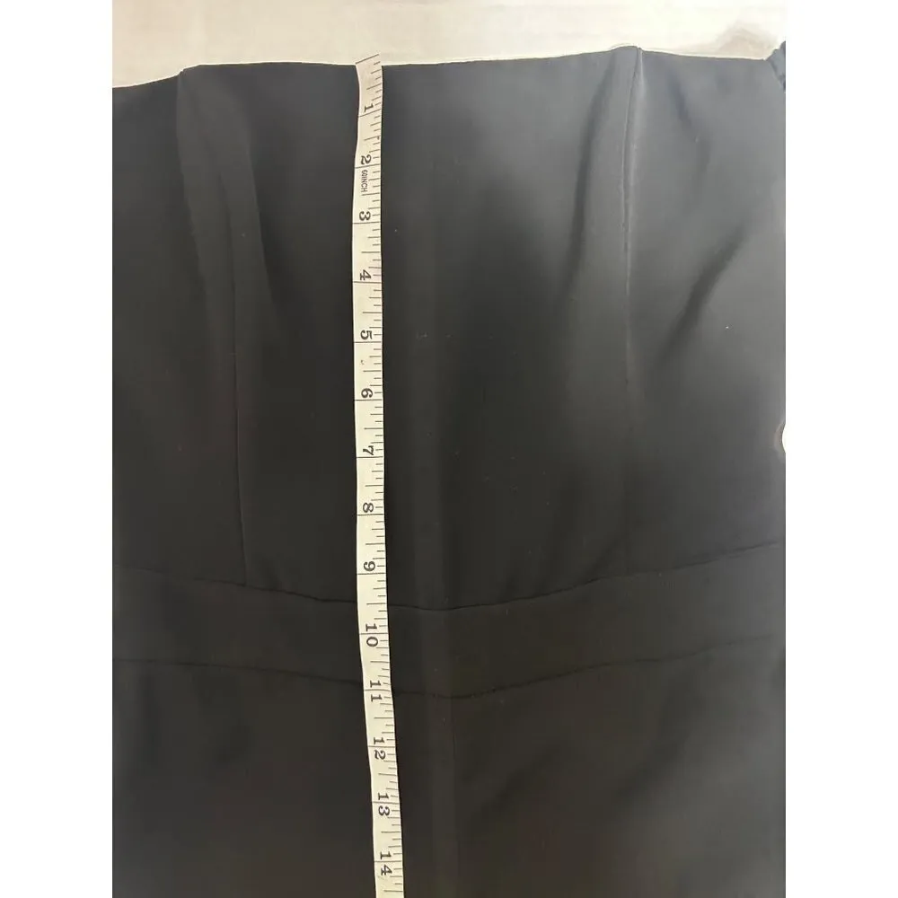 White House Black Market  Black Off The Shoulder Drama Sleeve Jumpsuit 2 H16 - Image 14