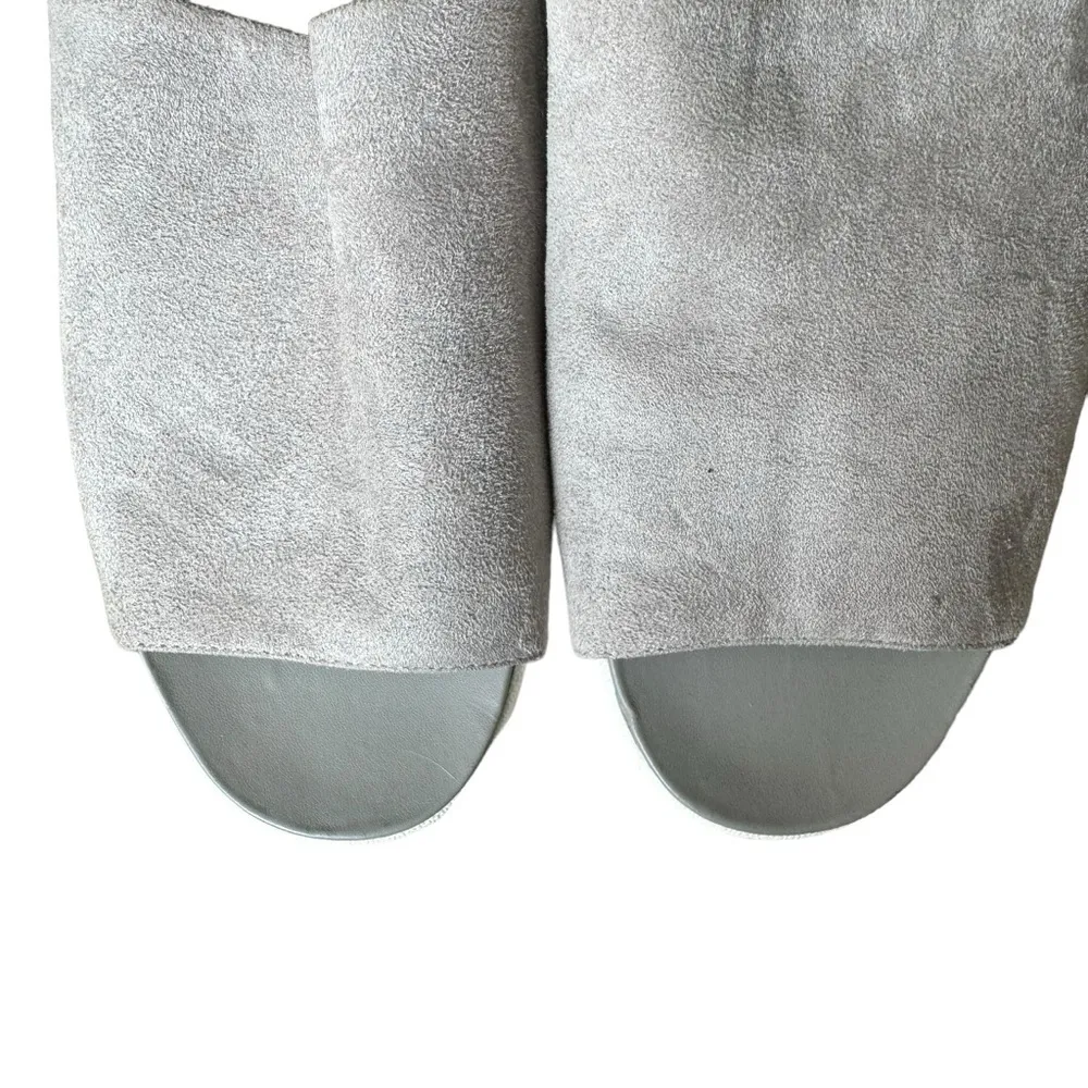 Marc Fisher - Kandis Gray Suede Platform Slip On Shoes Sz 9 - Image 4