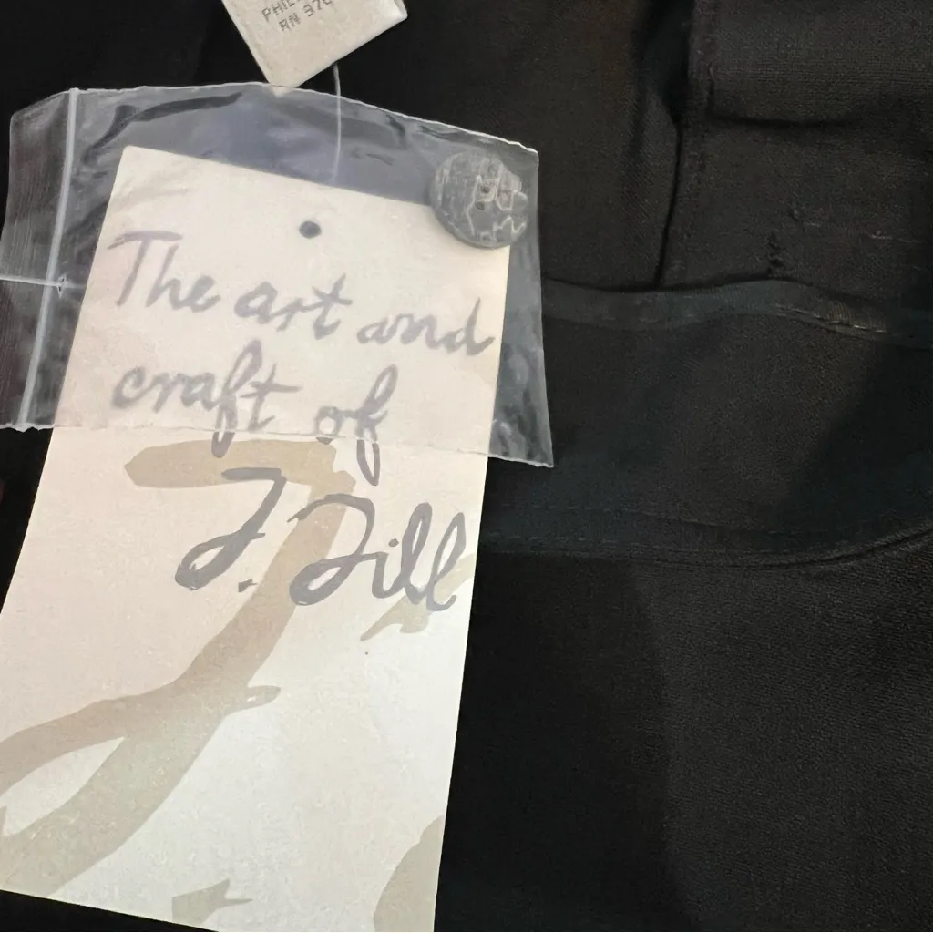 J. Jill Black Wool Blend Straight Leg Trousers Dress Pants plus size 16P NWT - Image 8