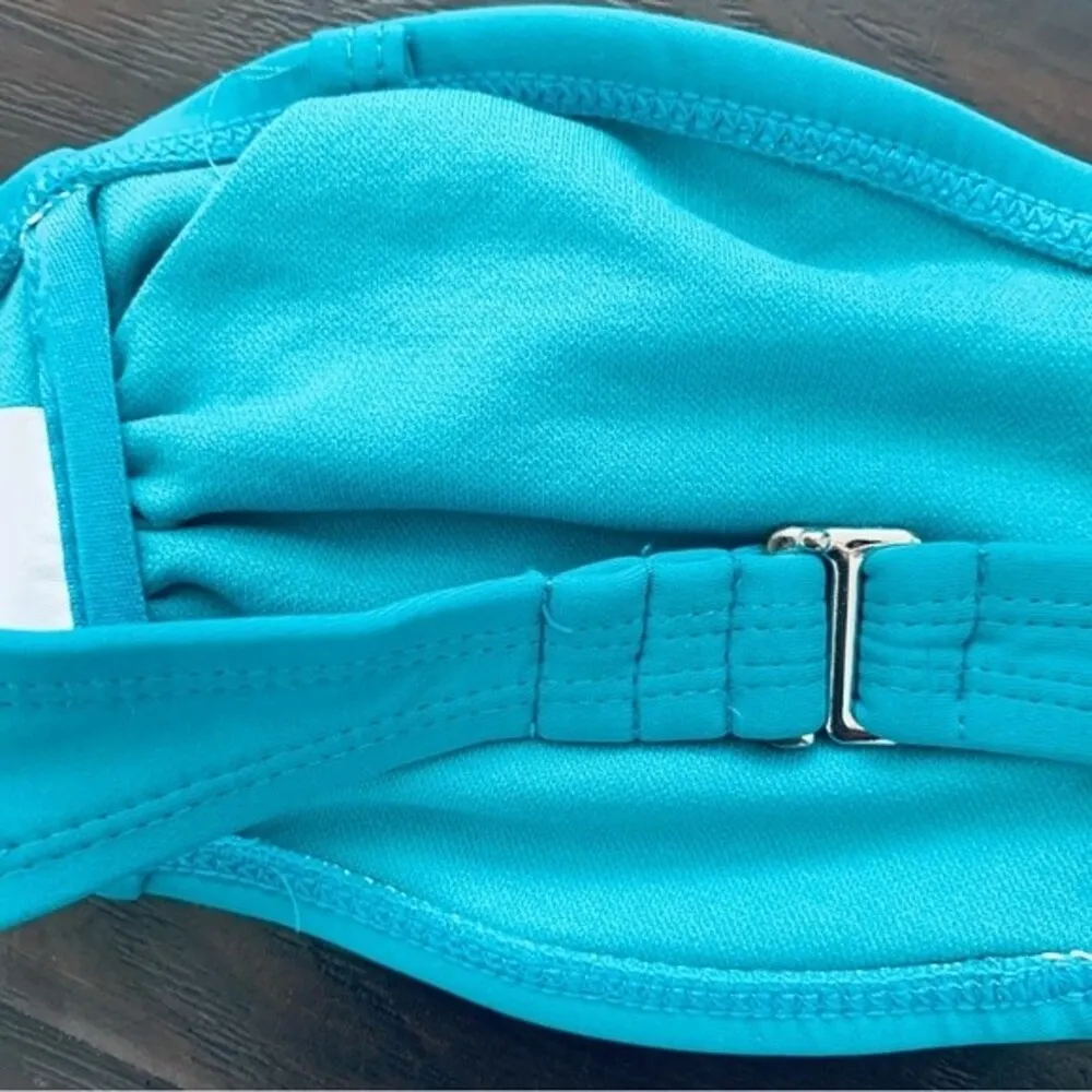 Target Xhilaration Bandeau Bikini Top - Green/Teal | Size: S - Image 7