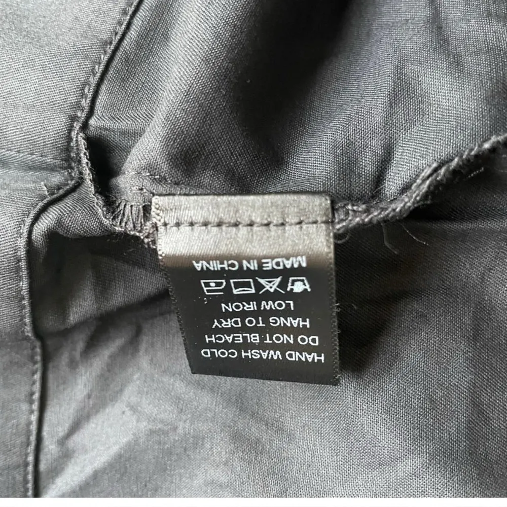 Pomander Place Porto Dress M NWT Black Sleeveless Mini Cotton Babydoll Style - Image 10