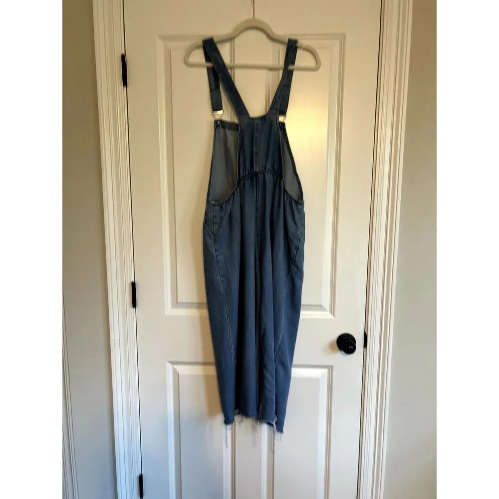 Women's Wide Leg Overalls, size Large - Image 3