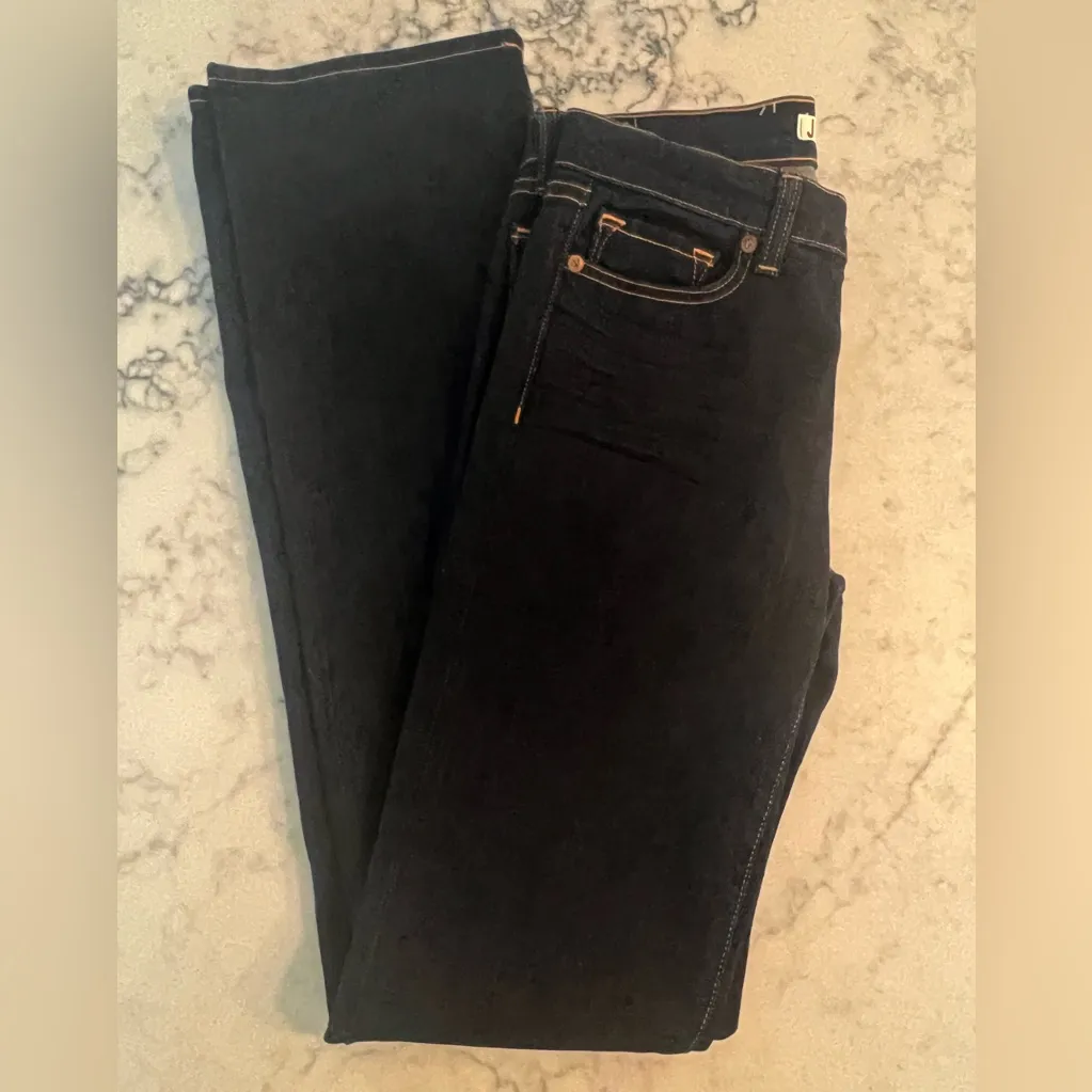 New J Brand Women’s Jeans Straight Leg Slim Fit Mid Rise  27 Dark Blue NWT $158 - Image 4