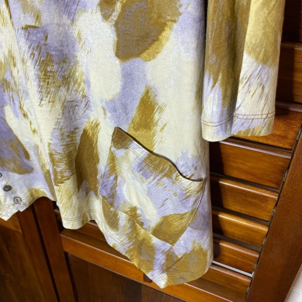 Logo Lori Goldstein Multicolor Quarter Sleeve Blouse Tunic​ - Image 4