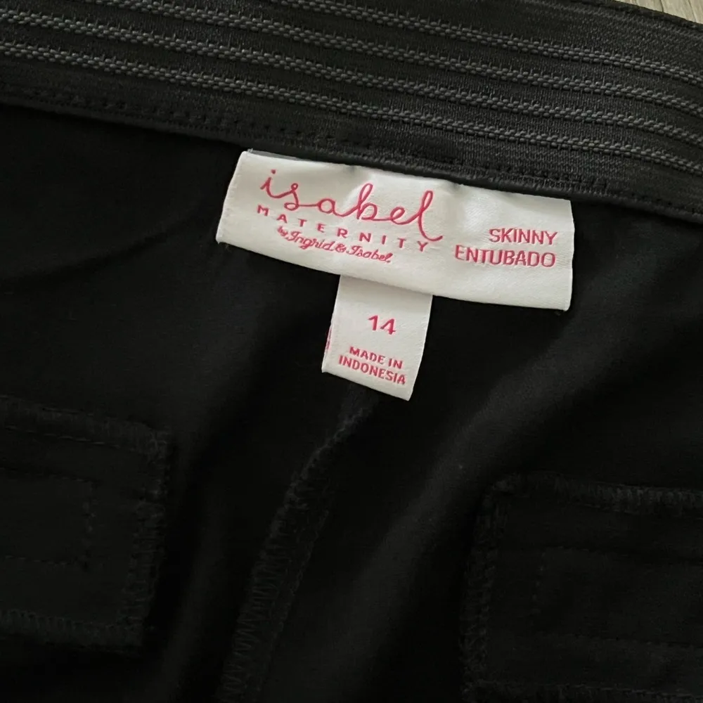 NWT Isabel Maternity by Ingrid & Isabel Skinny Dress Pants | Black | 14 Size undefined - Image 5