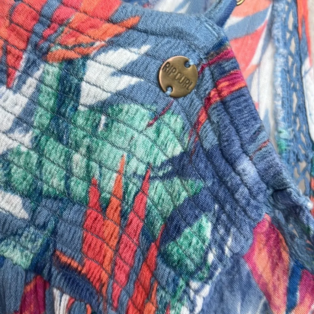 Rip Curl Sea Breeze T Back Maxi Dress Tropical Vacation Costal Boho Small - Image 7