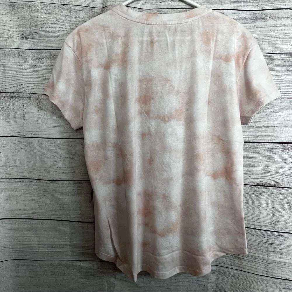 Rae Dunn Womens Short Sleeve "Honeymoon Vibes" Graphic Tee Sz L - Image 3