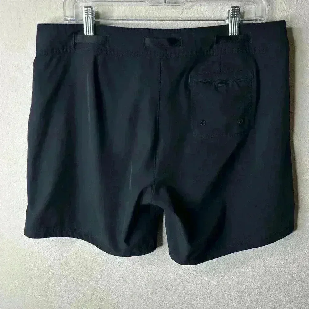 PrAna Silvana Black Unlined Stretch Boardshorts size large - Image 2