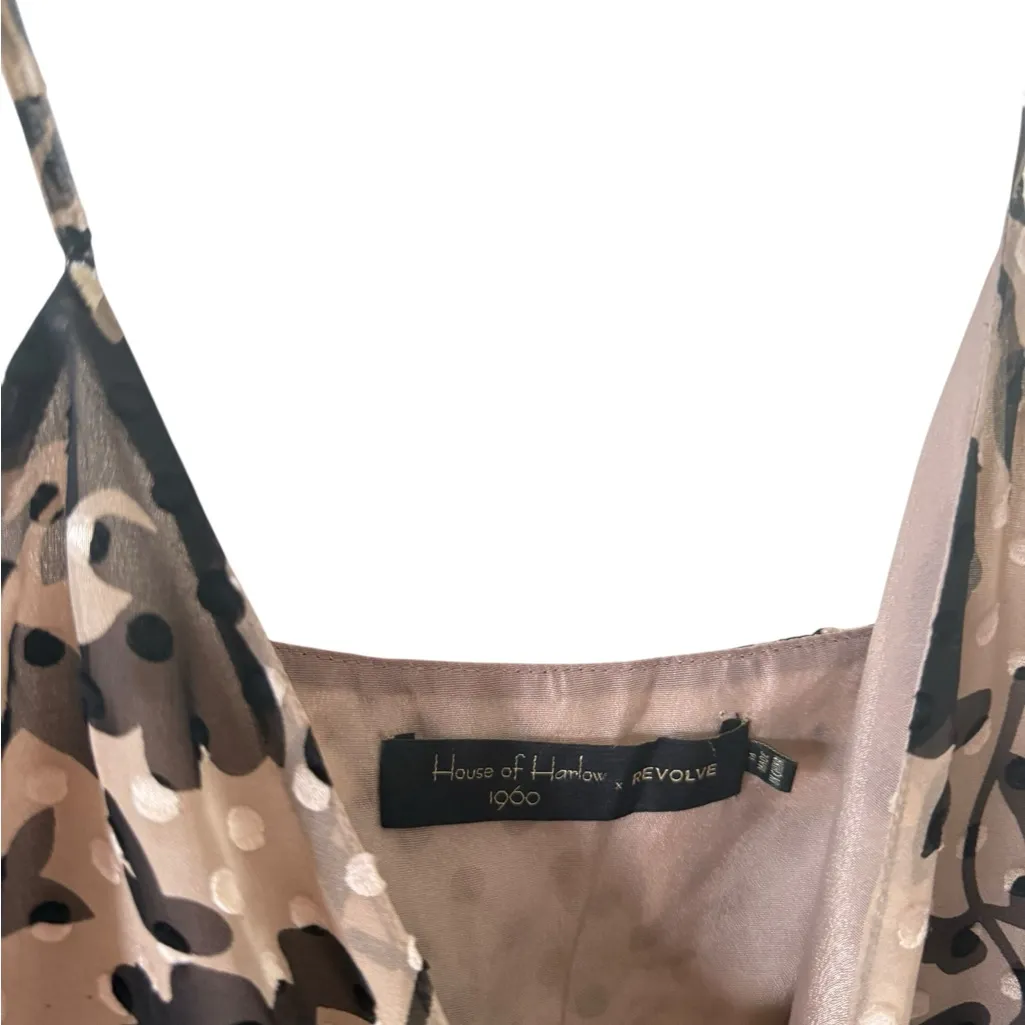 House of Harlow X Revolve Nanda Dress in Black Vintage Floral - Image 5