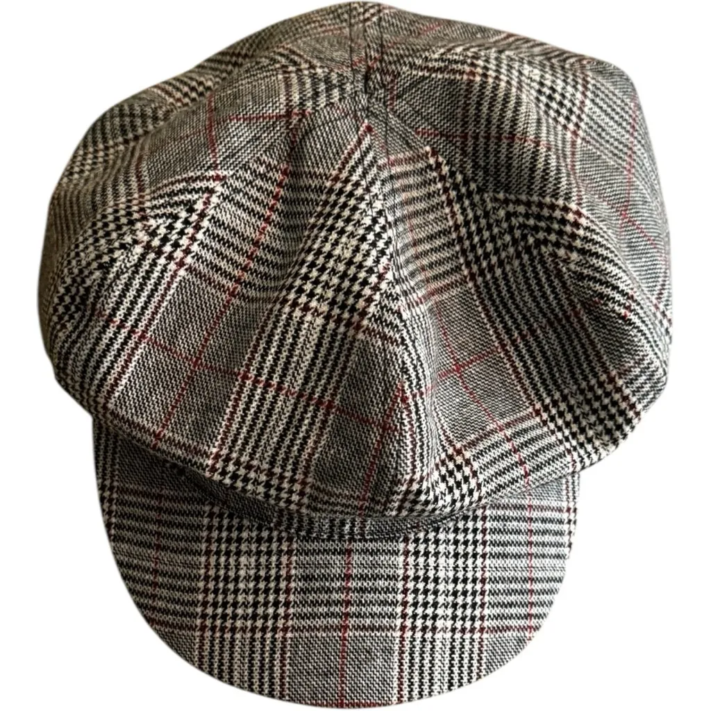 Plaid Newsboy Cap One Size - Image 5
