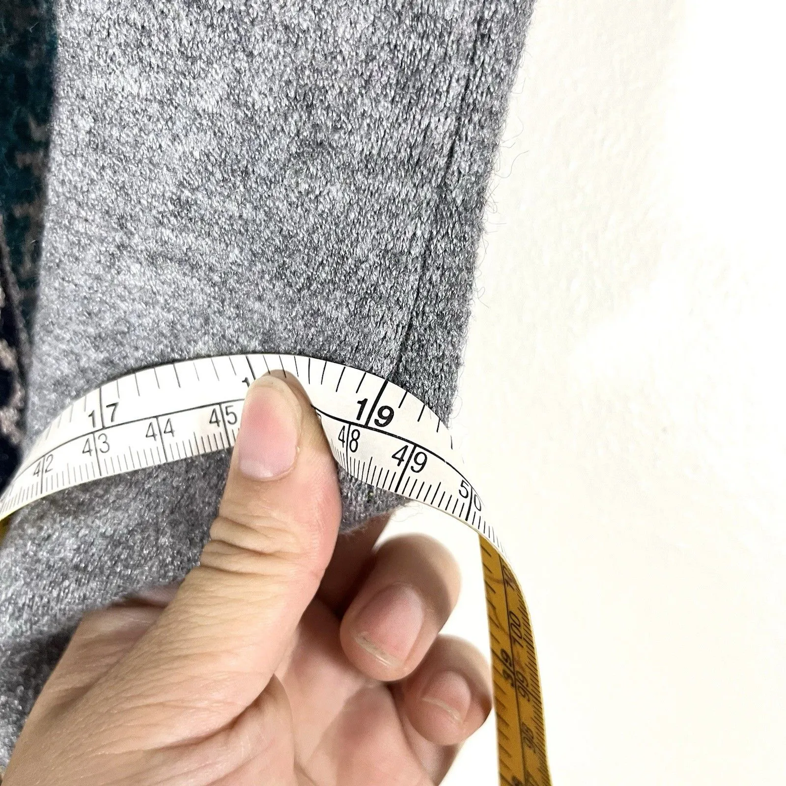 Akemi+Kin Anthropologie Kaleidoscope Sweater Dress Short Sleeve Size S Gray Boho - Image 11