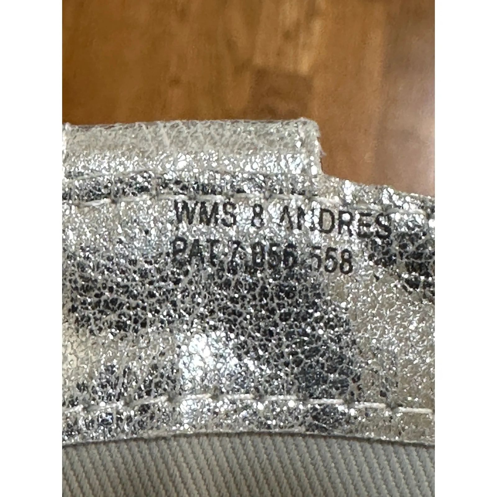 Dolce Vita Andres Western Heeled Mid Boots Metallic Silver Sz 8 NWOB Kitten Heel - Image 11