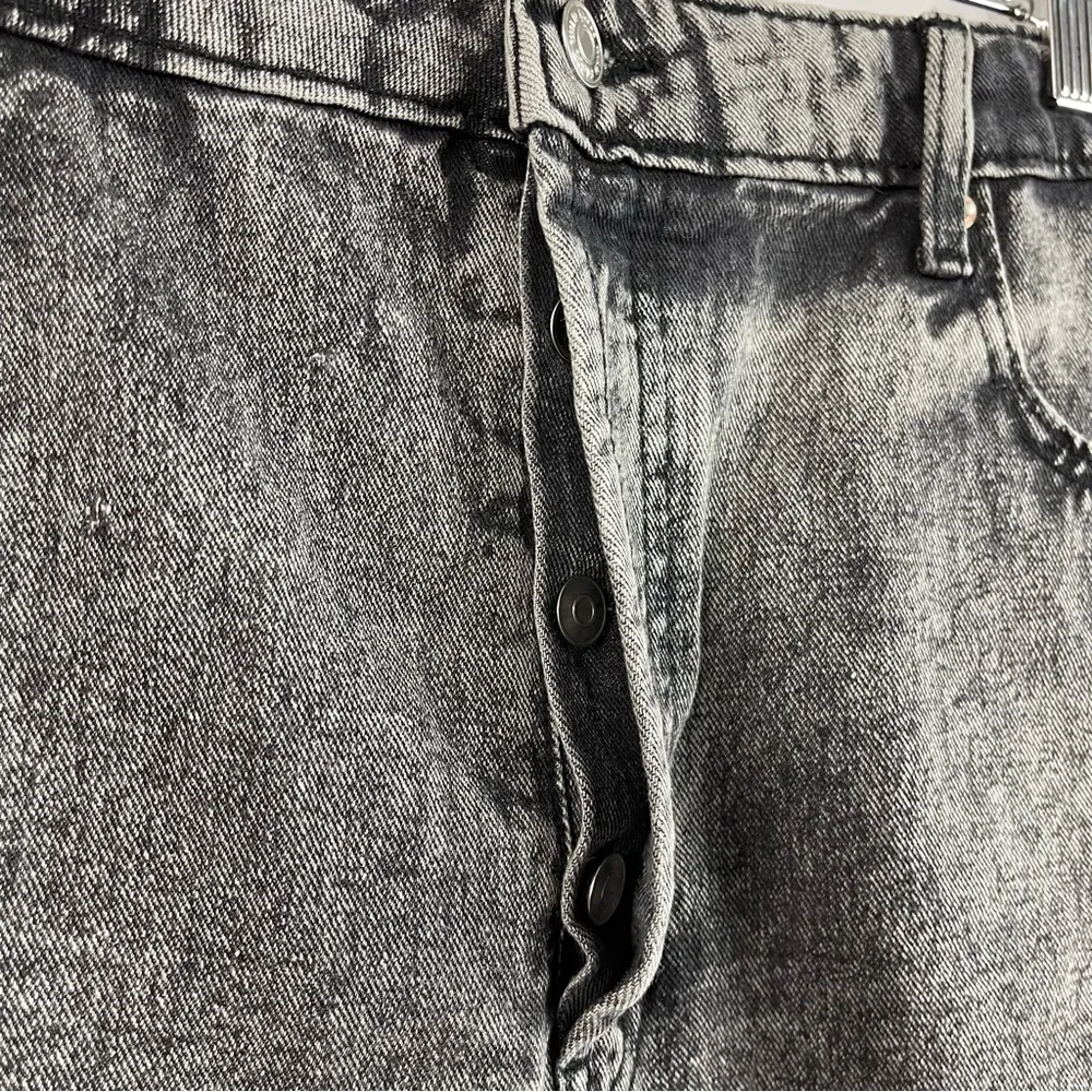 Wild Fable 18 Highest Rise Cutoff Shorts Distressed Acid Wash 80's Button Fly - Image 3