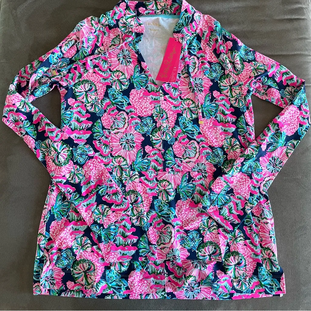 NWT lilly Pulitzer Cassi popover shroom with a view - Image 2