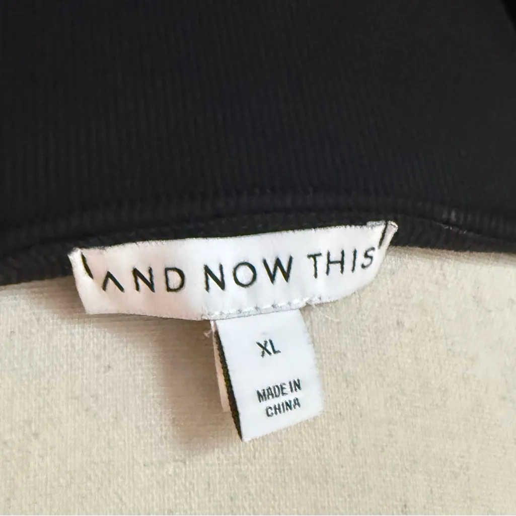 Bar III Black Fitted Asymmetrical Bodysuit - Image 3