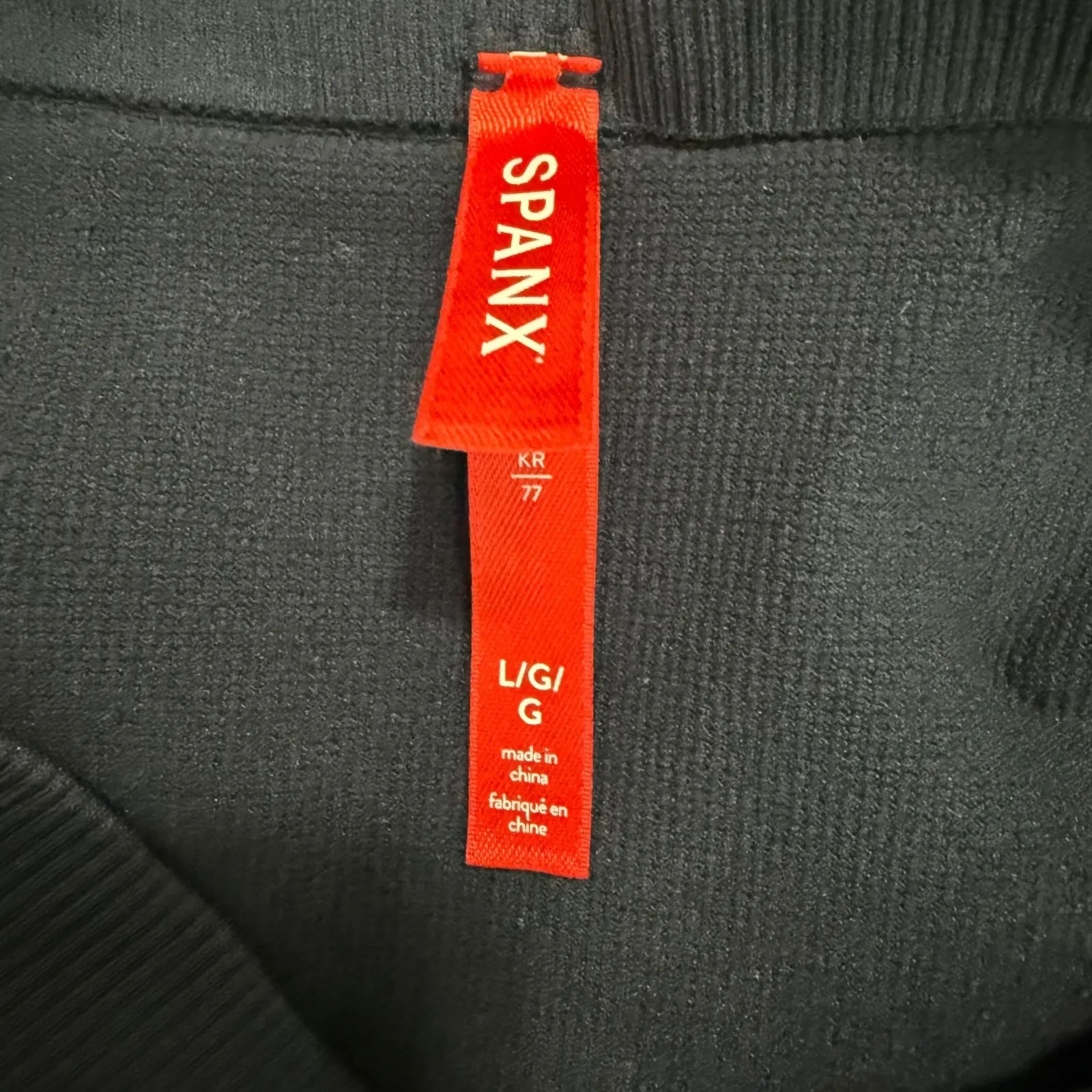 SPANX Mama Maternity Jean-ish Ankle Leggings Jeans Dark Wash Pants Size L - Image 3