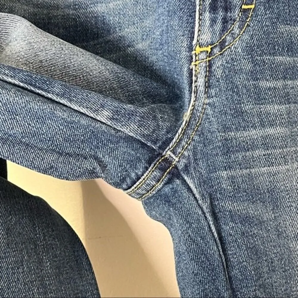 AMO Twist Dive Bar Women's Skinny High Waist Jeans Size 26 Blue - Image 9