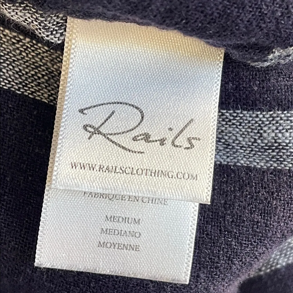 Rails X Free People Charli Navy Vanilla Plaid Shirt - Image 9