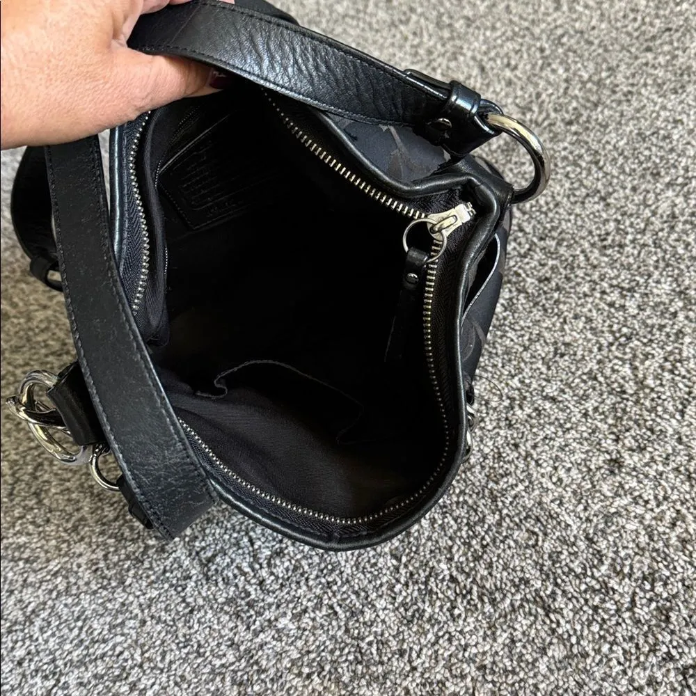 Coach Signature black Crossbody Bag - Image 6