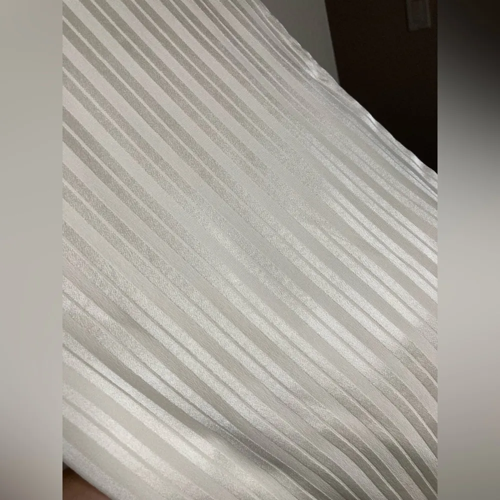 Ivory Colored 100% Silk Scarf - Image 10